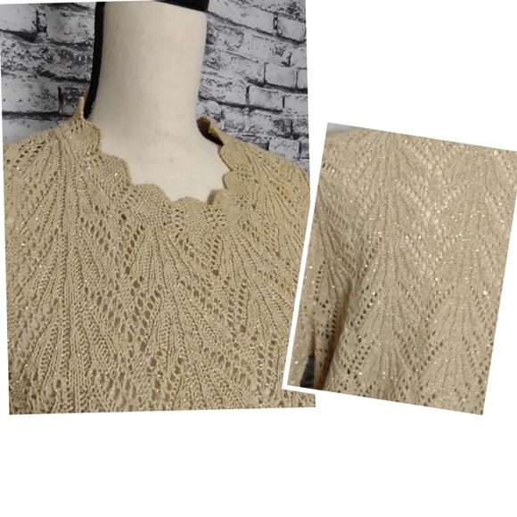 Gold shimmer sweater - Picture 2 of 5